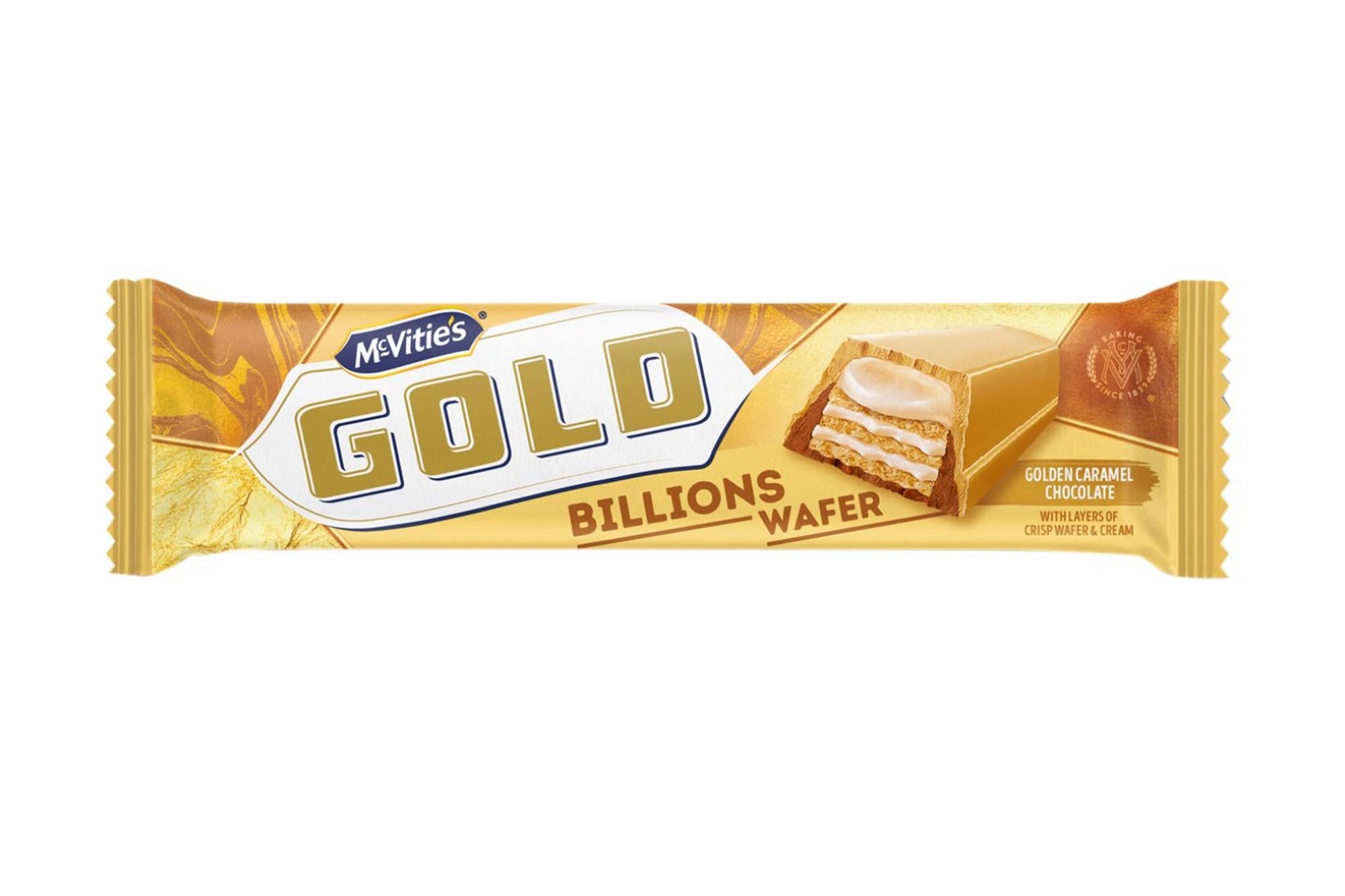 McVitie's Gold Billion Chocolate Wafer