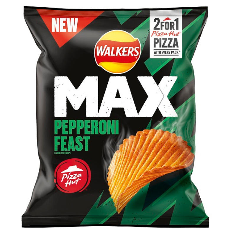 Walkers Max Pizza Hut Pepperoni Feast