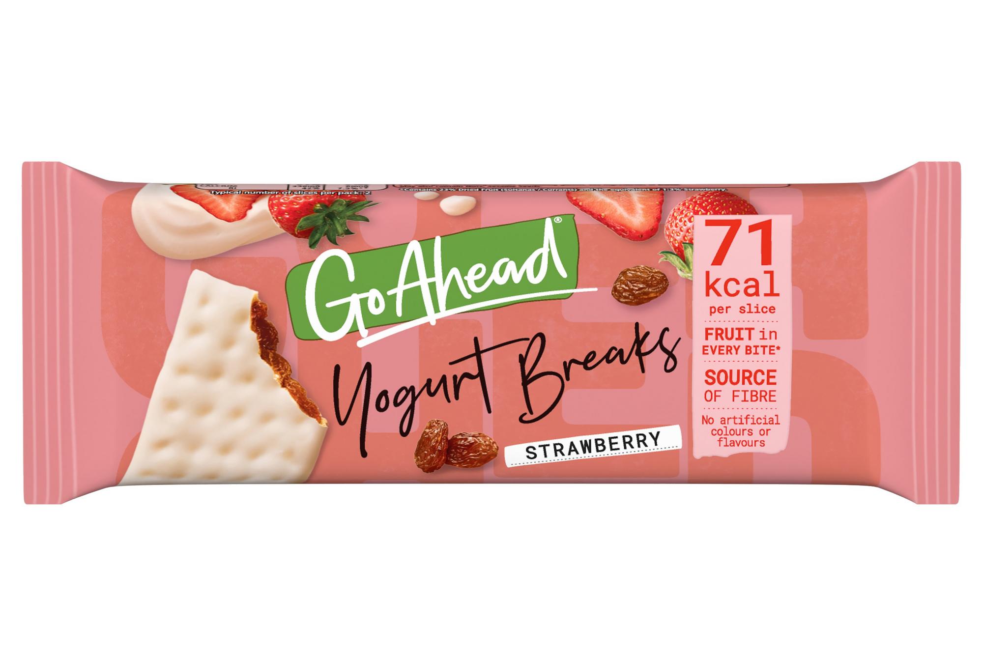 Go Ahead Yogurt Breaks Strawberry