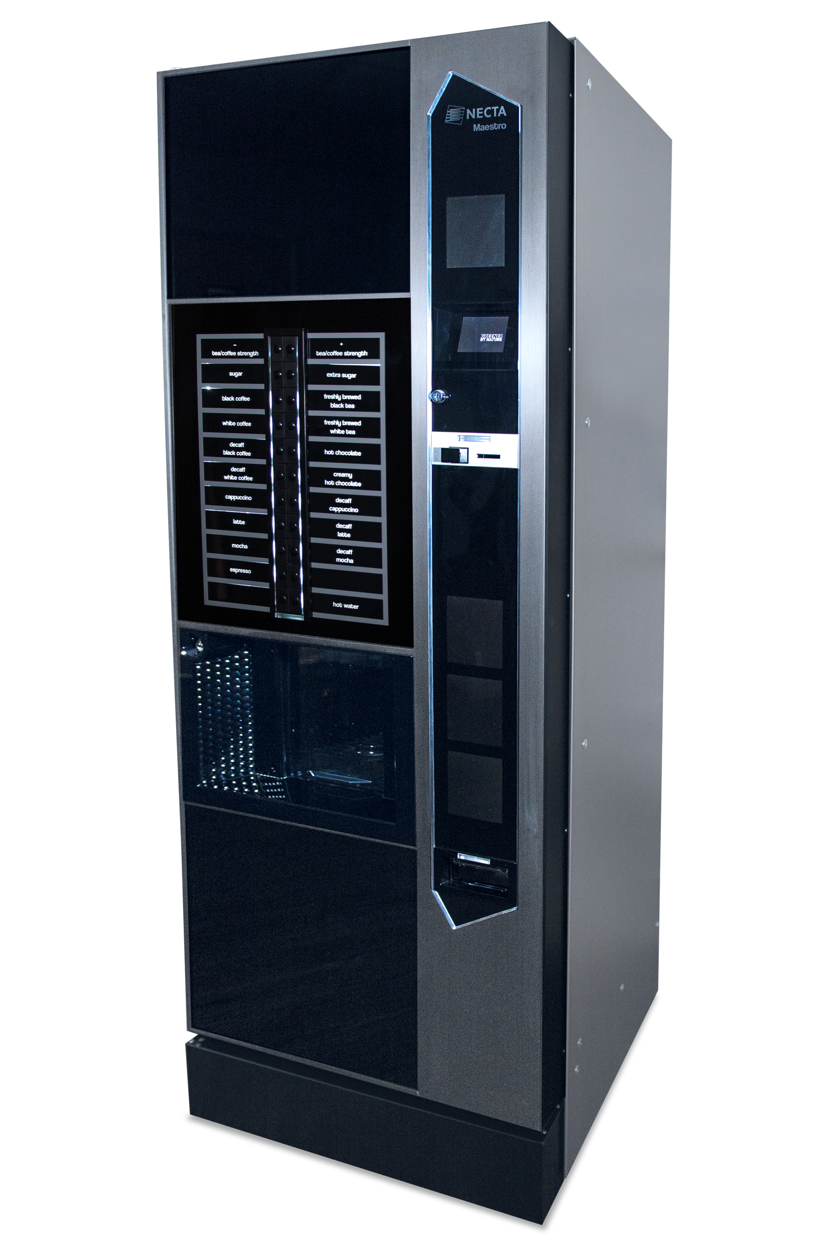 Maestro Direct Selection Espresso + Freshbrew Tea - Hot Drinks Vending Machine