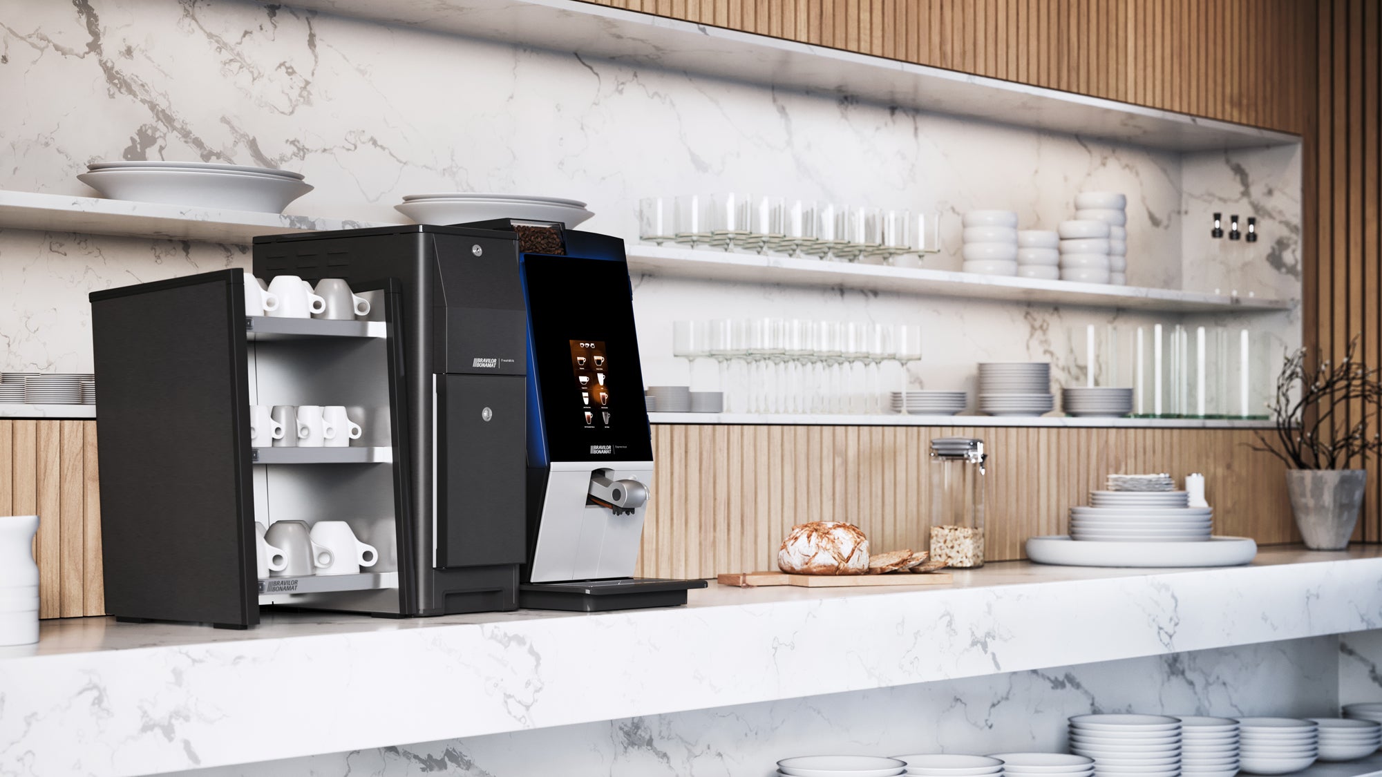 Esprecious 11L Freshmilk Tabletop Coffee Machine